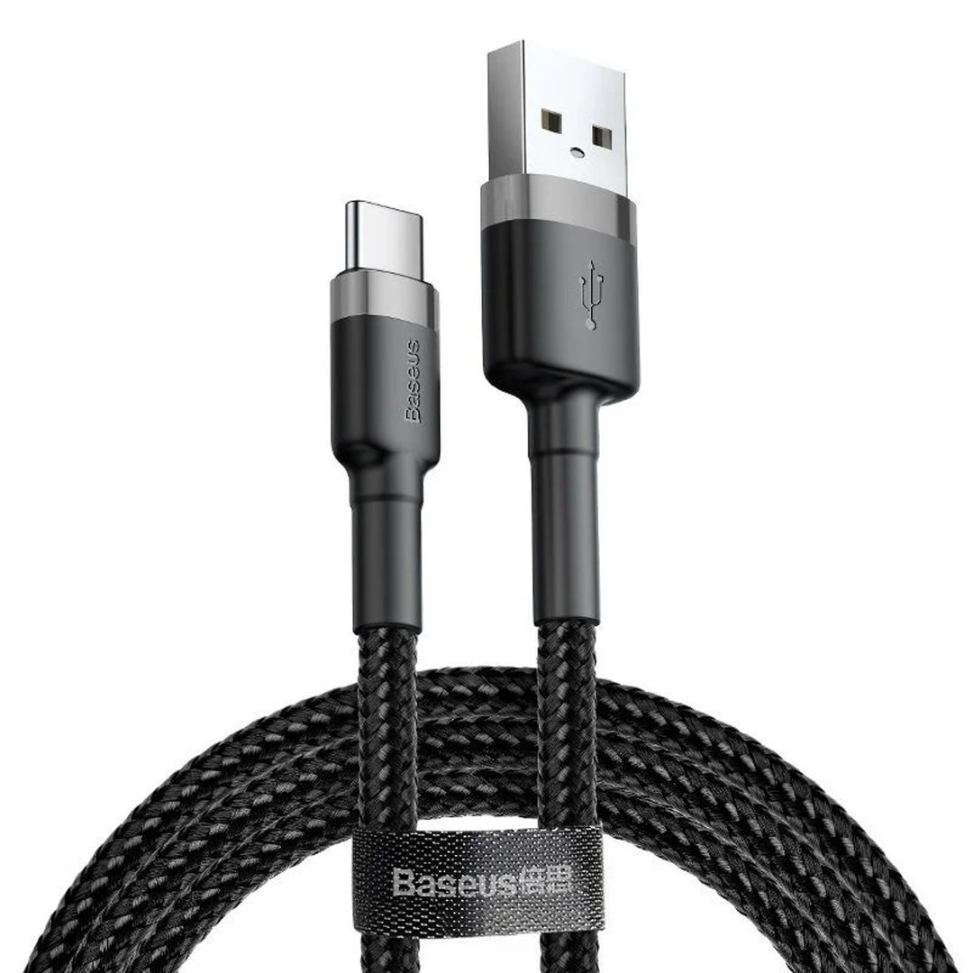 Przewód wtyk USB A - wtyk USB-C 1m CATKLF-BG1 czarny Baseus