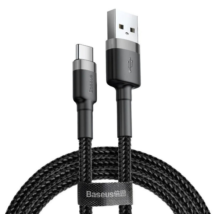 Przewód kabel USB - USB-C 3m Baseus Cafule CATKLF-UG1 Quick Charge 2A do szybkiego ładowania