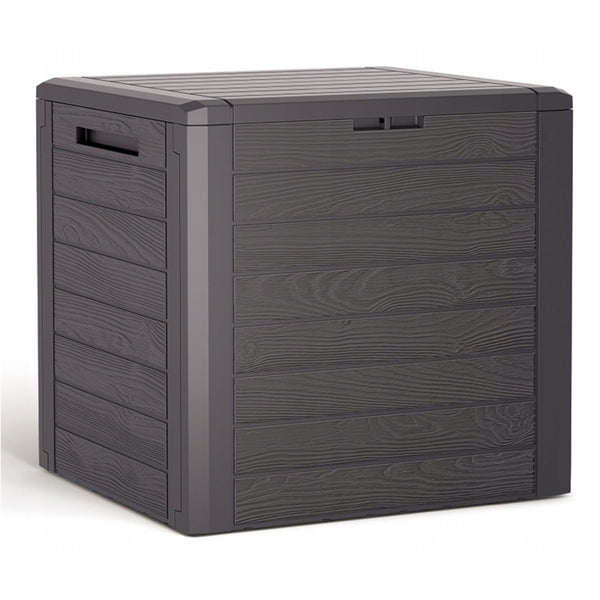 Skrzynia ogrodowa Prosperplast Woodebox 140L umbra MBWL140-440U