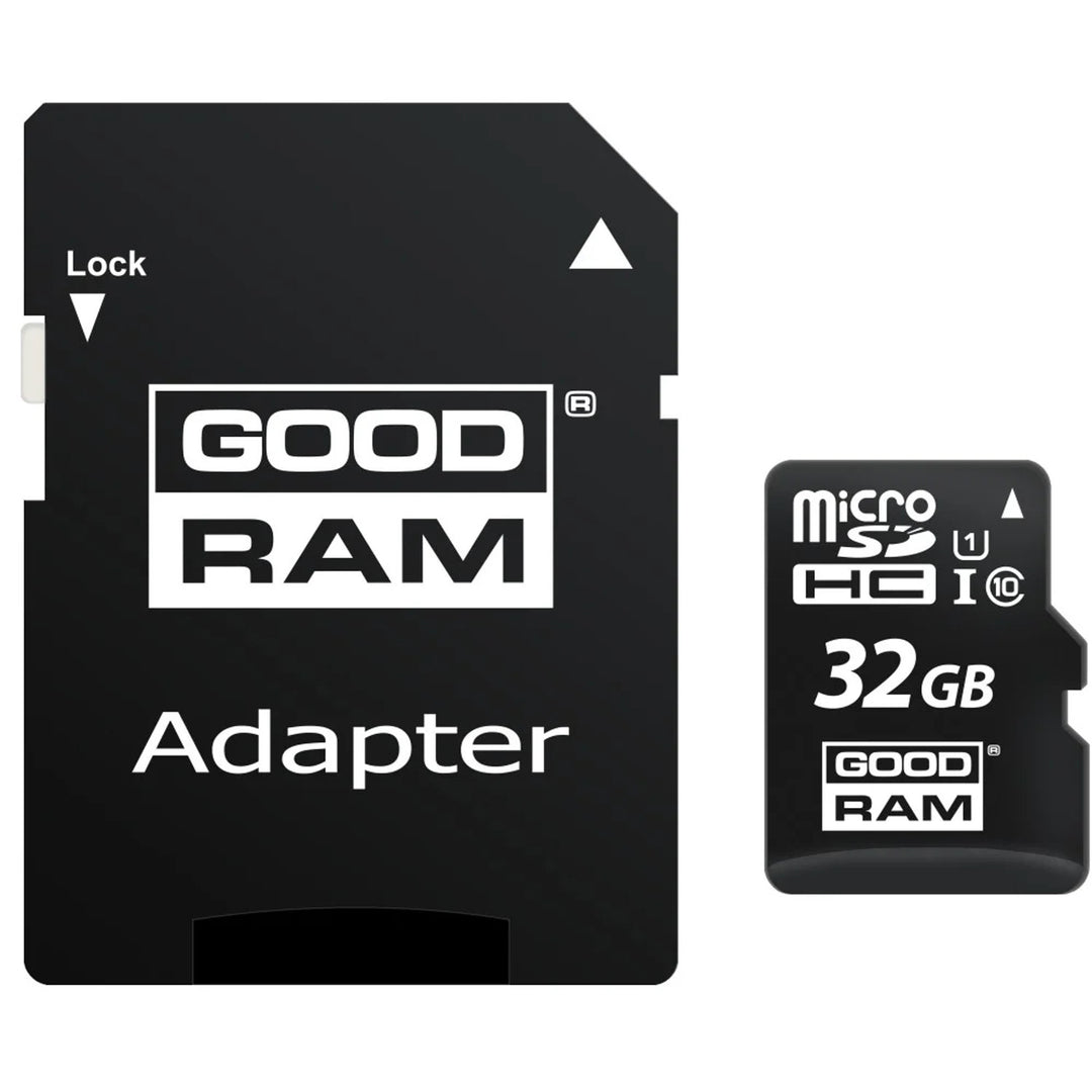 Karta pamięci 32GB microSD + adapter SD class 10 UHS-I Goodram