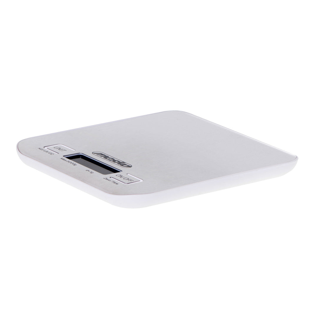 Waga kuchenna inox Mesko MS 3169 white z otworem do zawieszenia