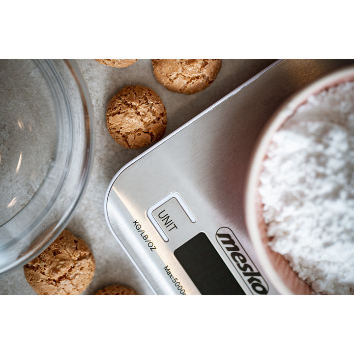 Waga kuchenna inox Mesko MS 3169 white z otworem do zawieszenia