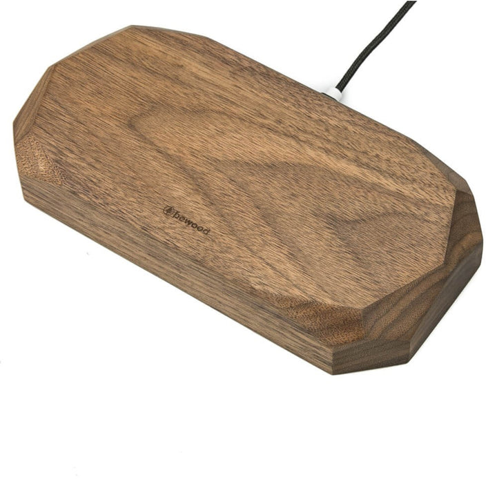 ŁADOWARKA INDUKCYJNA PODWÓJNA BEWOOD DOUBLE QI 10W ORZECH