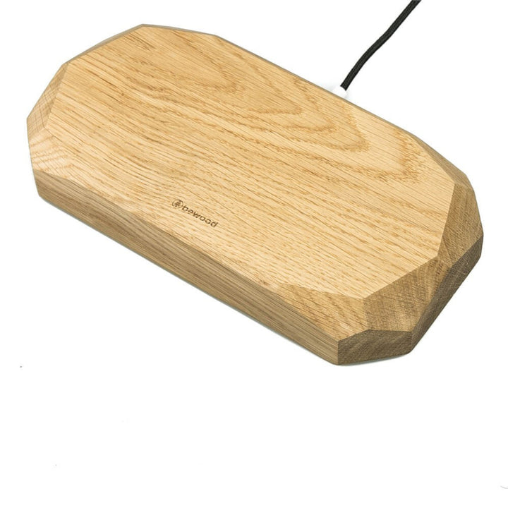 ŁADOWARKA INDUKCYJNA PODWÓJNA BEWOOD DOUBLE QI 10W DĄB
