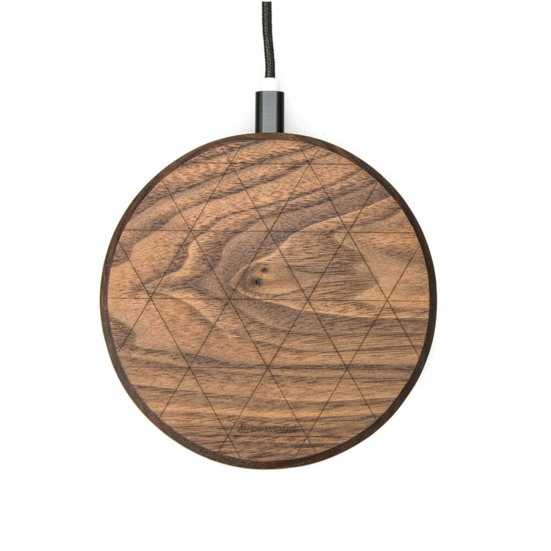 ŁADOWARKA INDUKCYJNA BEWOOD SLIM CIRCLE QI 15W ORZECH
