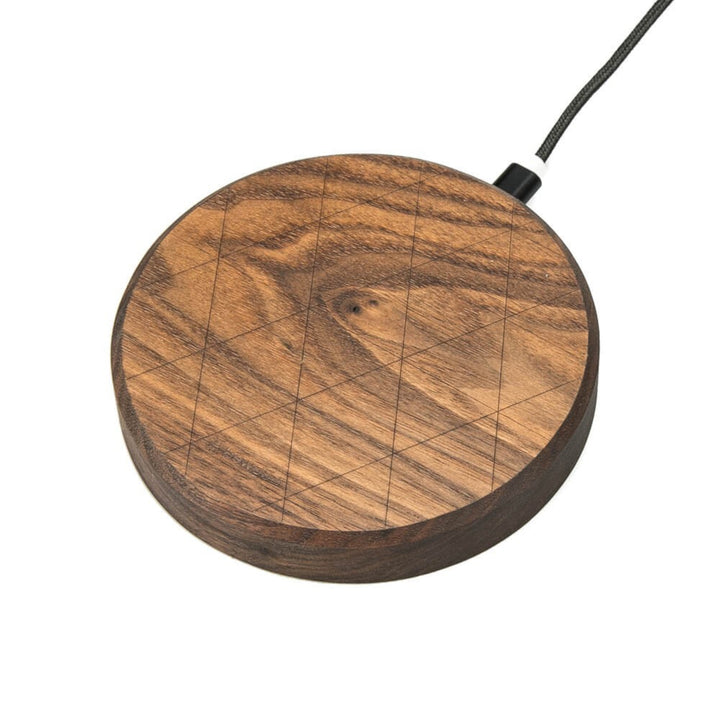 ŁADOWARKA INDUKCYJNA BEWOOD SLIM CIRCLE QI 15W ORZECH
