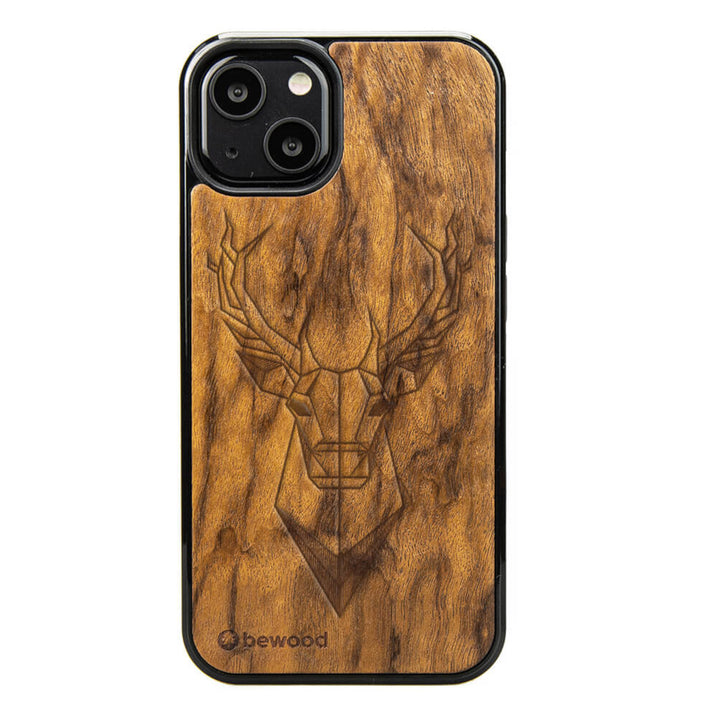 DREWNIANE ETUI IPHONE 13 JELEŃ IMBUIA WYSOKIEJ JAKOŚCI