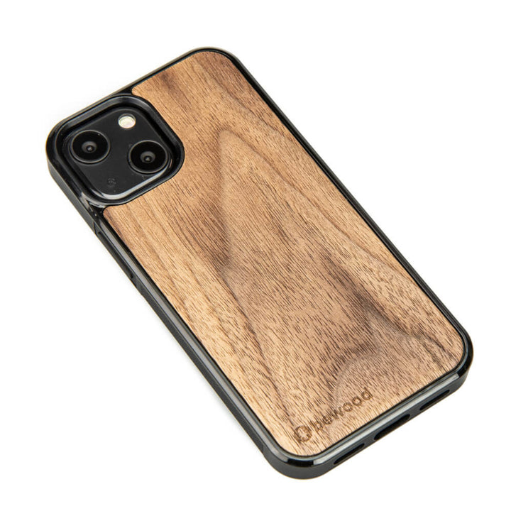 DREWNIANE ETUI IPHONE 13 MINI ORZECH AMERYKAŃSKI WYSOKIEJ JAKOŚCI