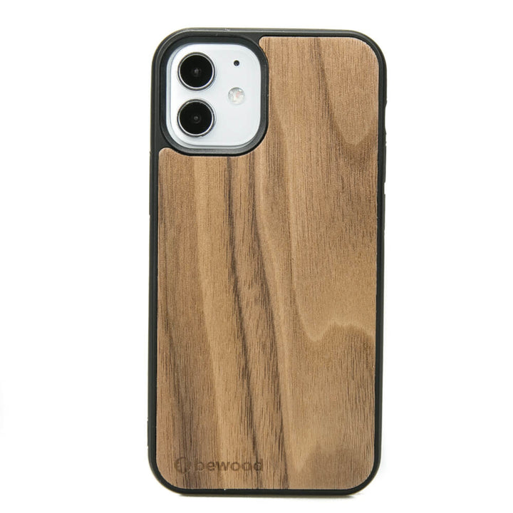 DREWNIANE ETUI IPHONE 12 MINI ORZECH AMERYKAŃSKI WYSOKIEJ JAKOŚCI