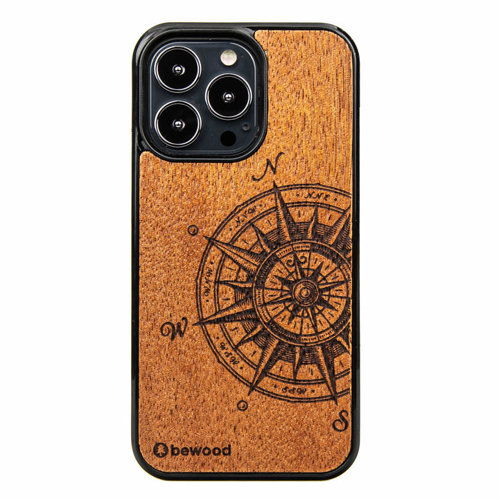 DREWNIANE ETUI IPHONE 13 PRO TRAVELER MERBAU WYSOKIEJ JAKOŚCI