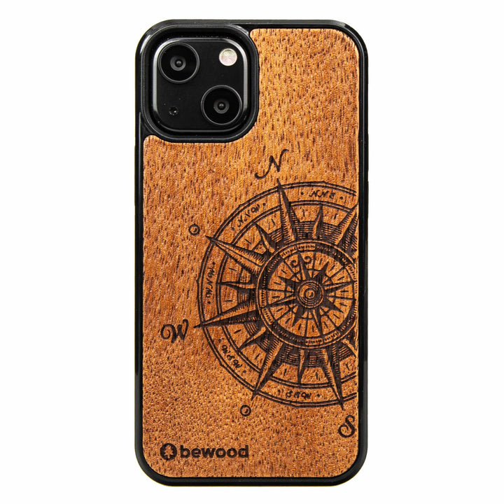 DREWNIANE ETUI IPHONE 13 MINI TRAVELER MERBAU WYSOKIEJ JAKOŚCI
