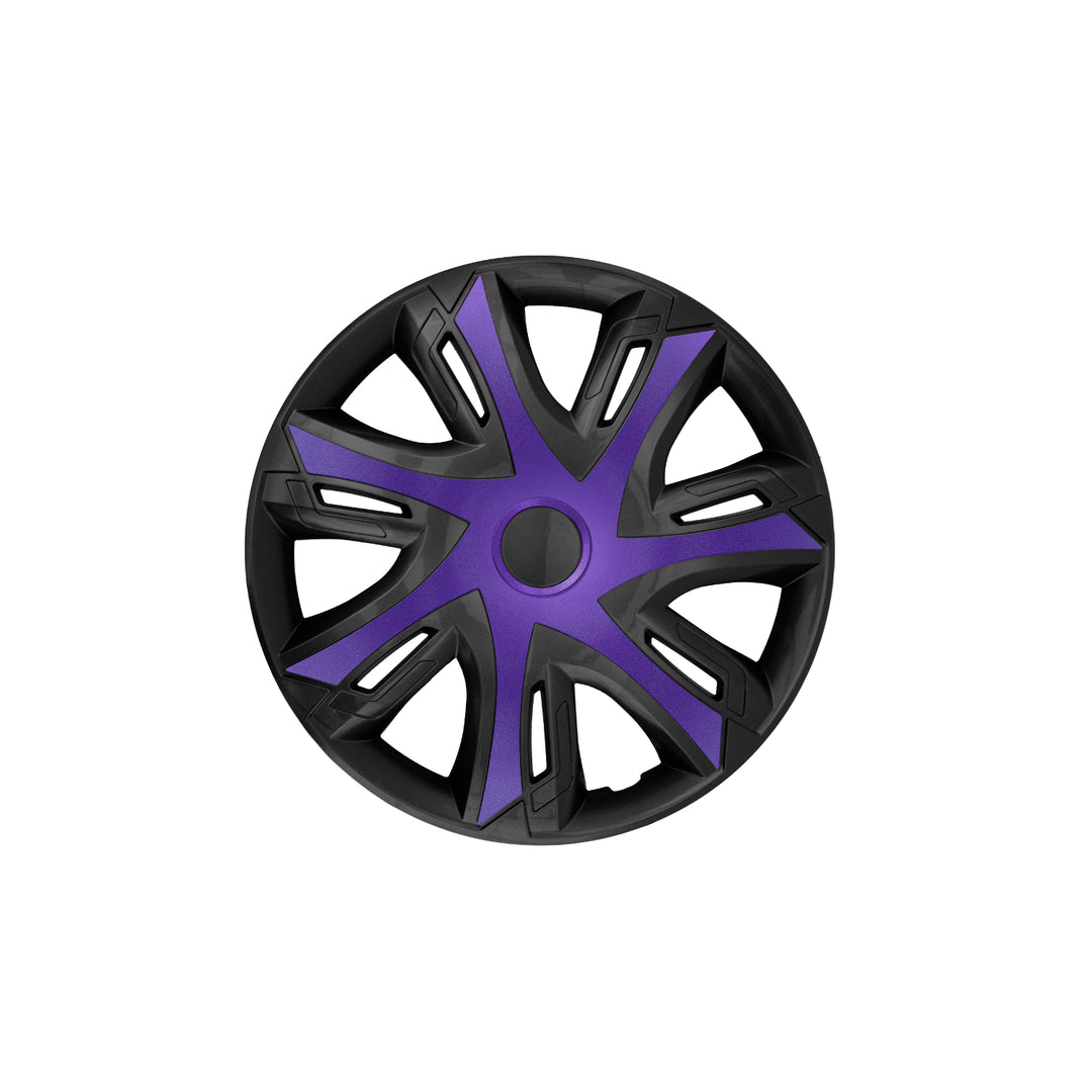 Kołpaki 15'' NRM N-Power bicolor violet/black czarno-fioletowe 4 szt.