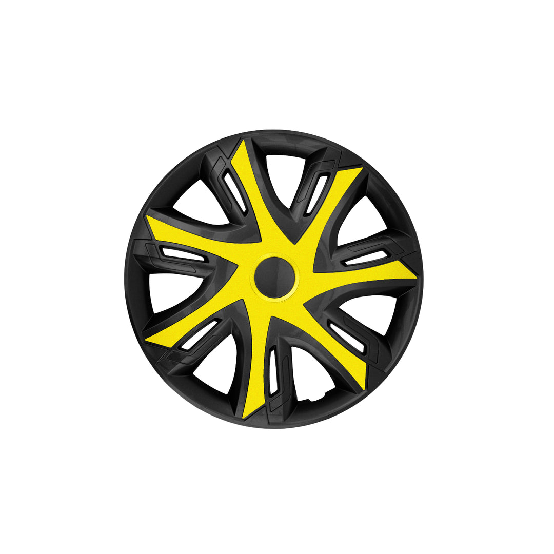 Kołpaki 15'' NRM N-Power bicolor yellow/black czarno-żółte 4 szt.