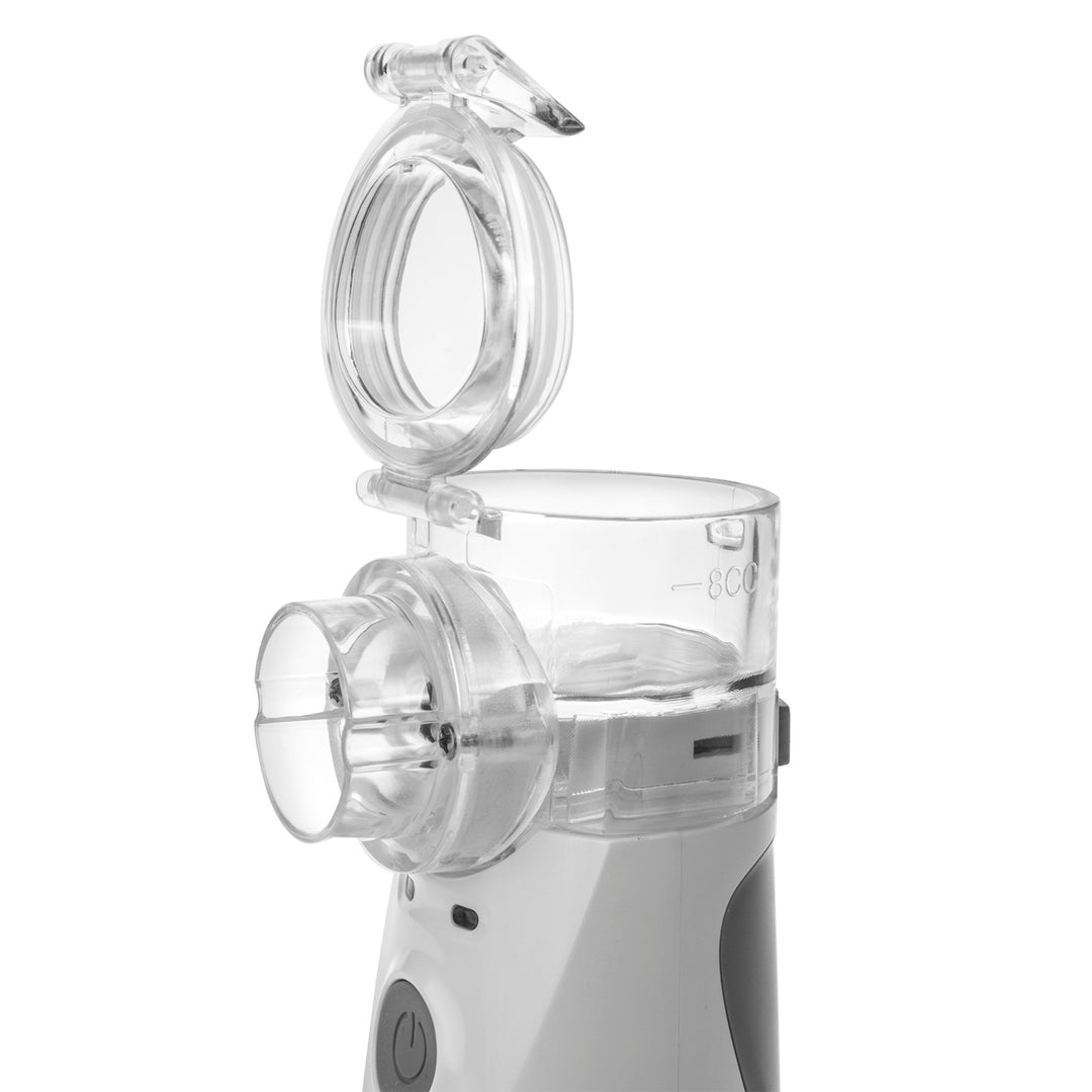 Przenośny / podręczny bezprzewodowy inhalator nebulizator Promedix, zestaw, maski, PR-835