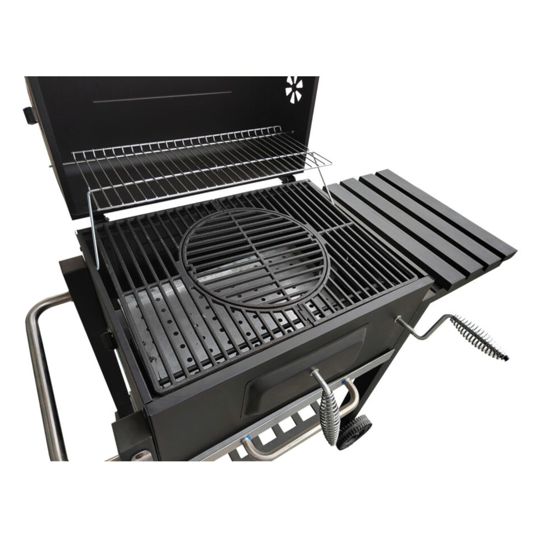 Grill ogrodowy z półką i wbudowanym termometrem Blaupunkt GC601