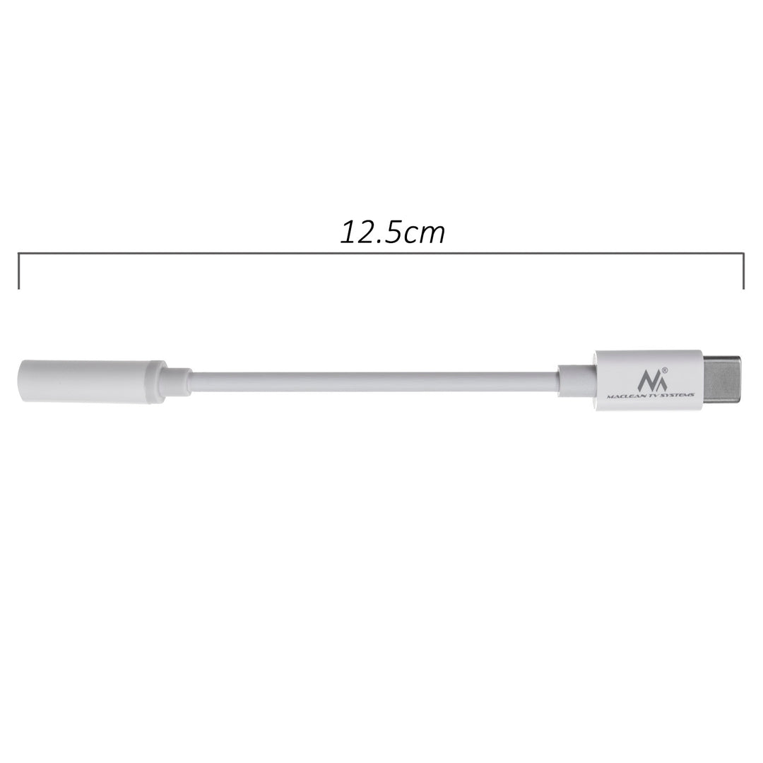 Adapter USB Type-C - 3,5mm mini jack DAC - AC1279 Maclean, MCTV-847