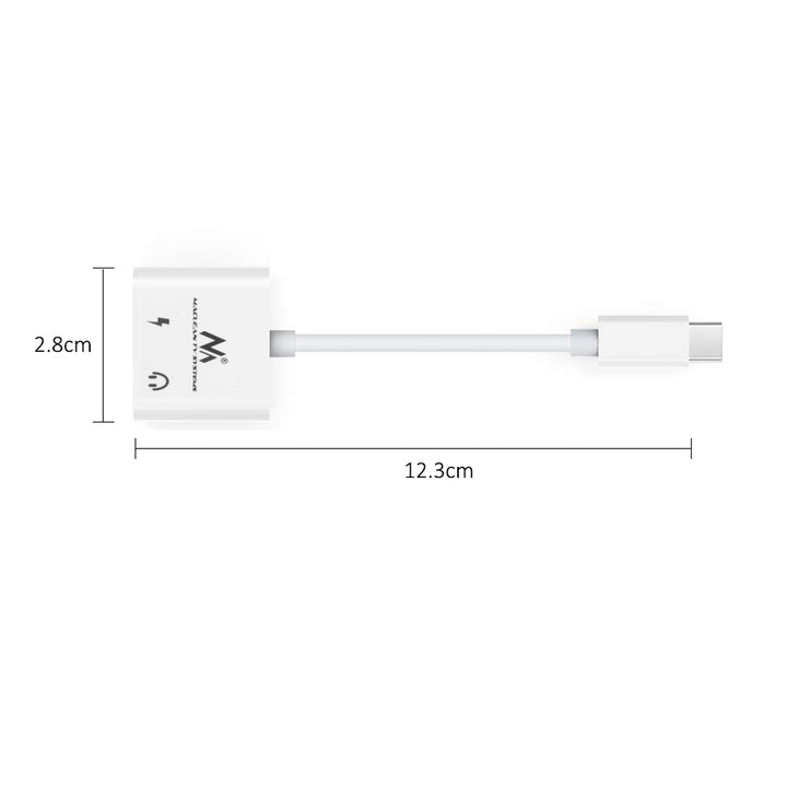 Adapter USB Type-C - 3,5mm mini jack z Power Delivery (PD) 30W DAC AC1279 Maclean, MCTV-848