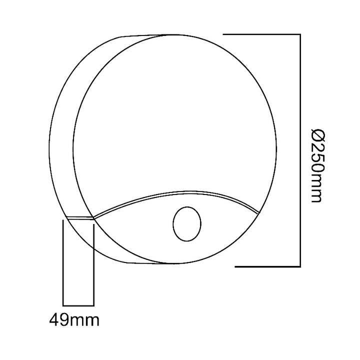 Lampa LED z czujnikiem ruchu Maclean, na podczerwień, kolor biały, 10W, IP44, barwa naturalna biała (4000K), 900lm, MCE357 W