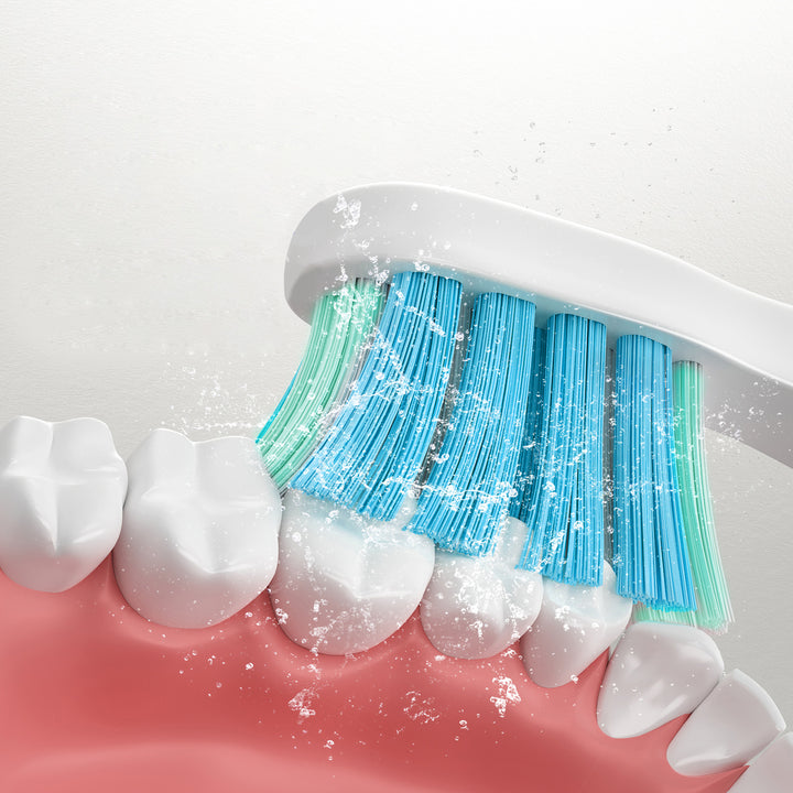 Zestaw zapasowych szczoteczek do SG-2303 SEAGO, 4 szt., kolor biały, SG-2303 Refill White