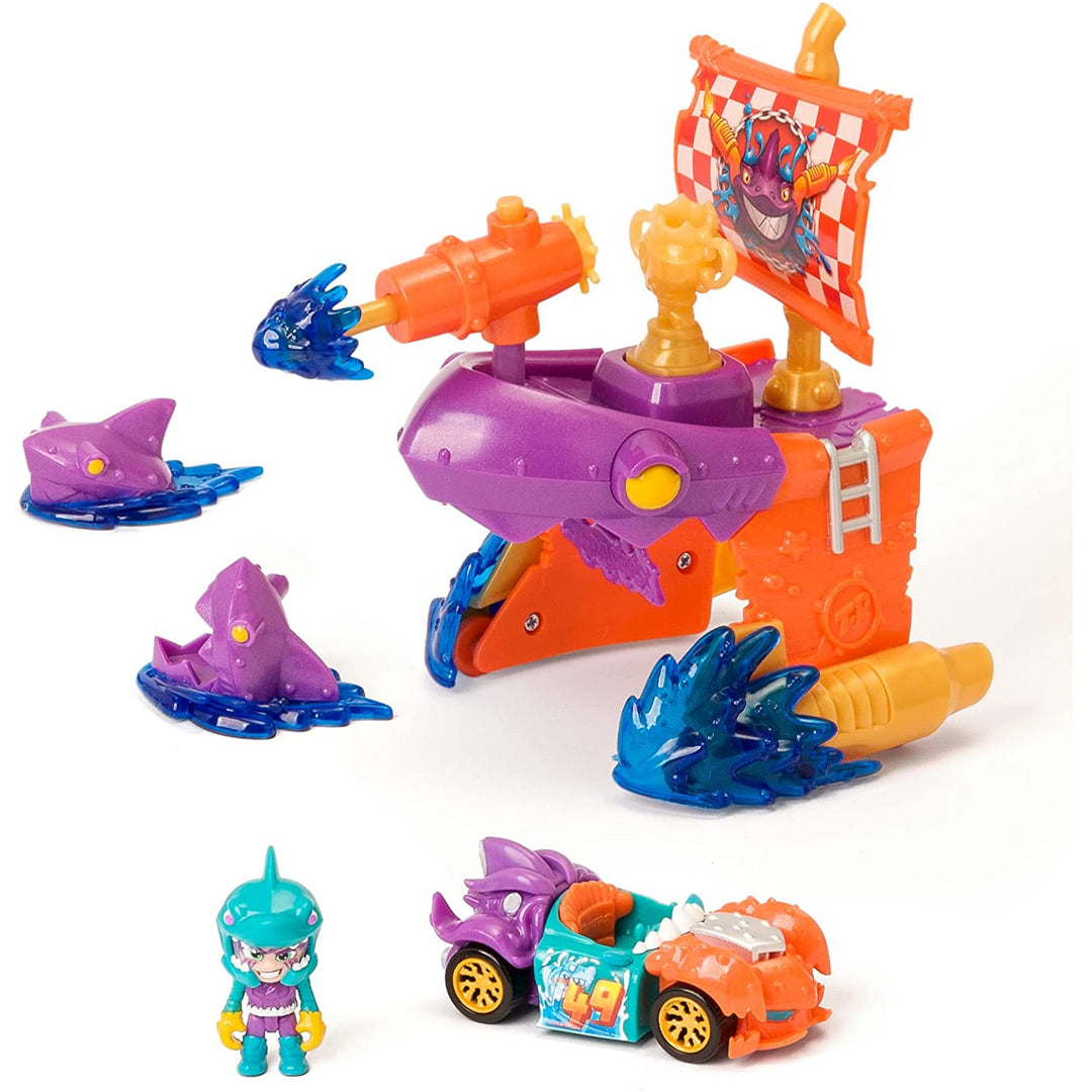 Zestaw T-Racers Pirate Shark Playset ekskluzywny pojazd