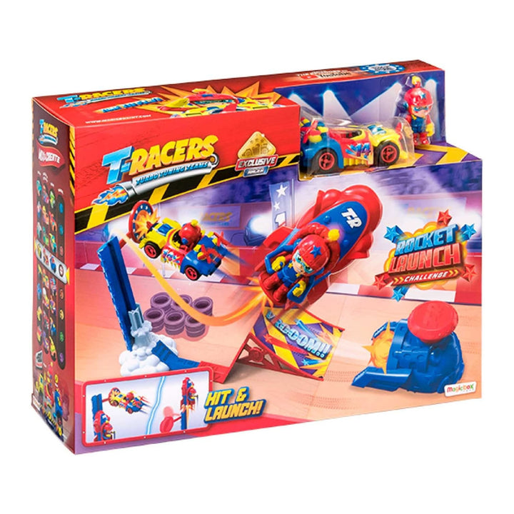 Zestaw T-Racers Rocket Launch Playset ekskluzywny pojazd