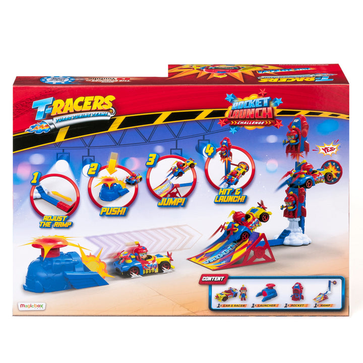 Zestaw T-Racers Rocket Launch Playset ekskluzywny pojazd