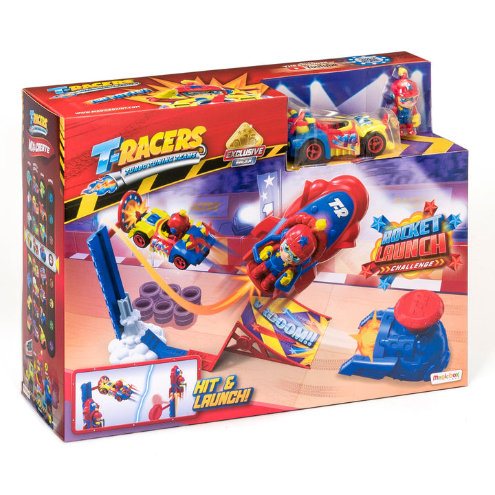 Zestaw T-Racers Rocket Launch Playset ekskluzywny pojazd