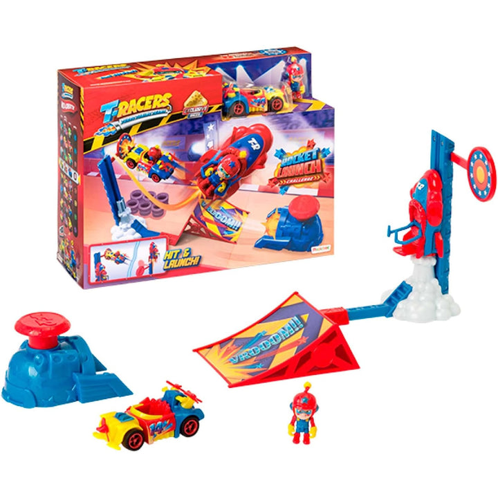 Zestaw T-Racers Rocket Launch Playset ekskluzywny pojazd