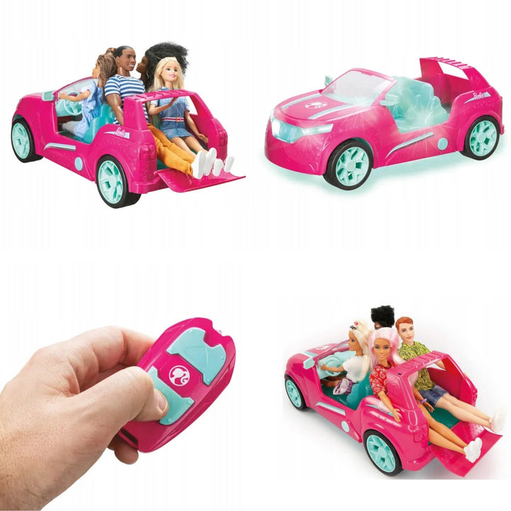 Zestaw Barbie różowy SUV z pilotem zdalnego sterowania