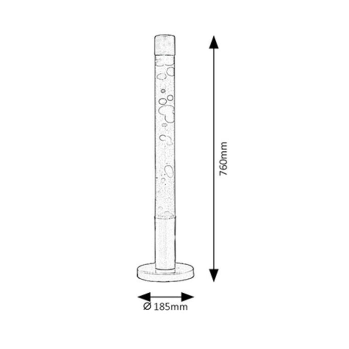 Lampa dekoracyjna Dovce lavalamp E14 40W red-yellow