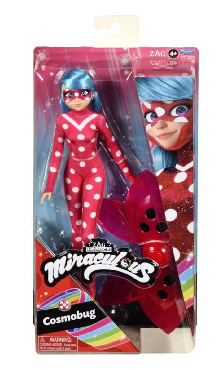 Lalka Biedronka Miraculous Cosmobug - zginane ręce i nogi