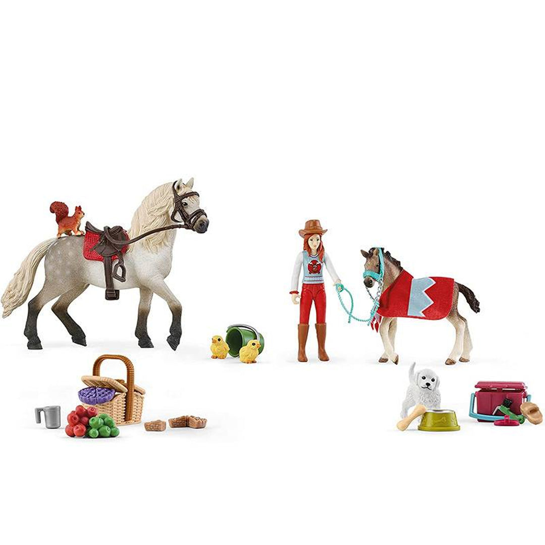 Kalendarz adwentowy z figurkami Schleich Horse Club 2022