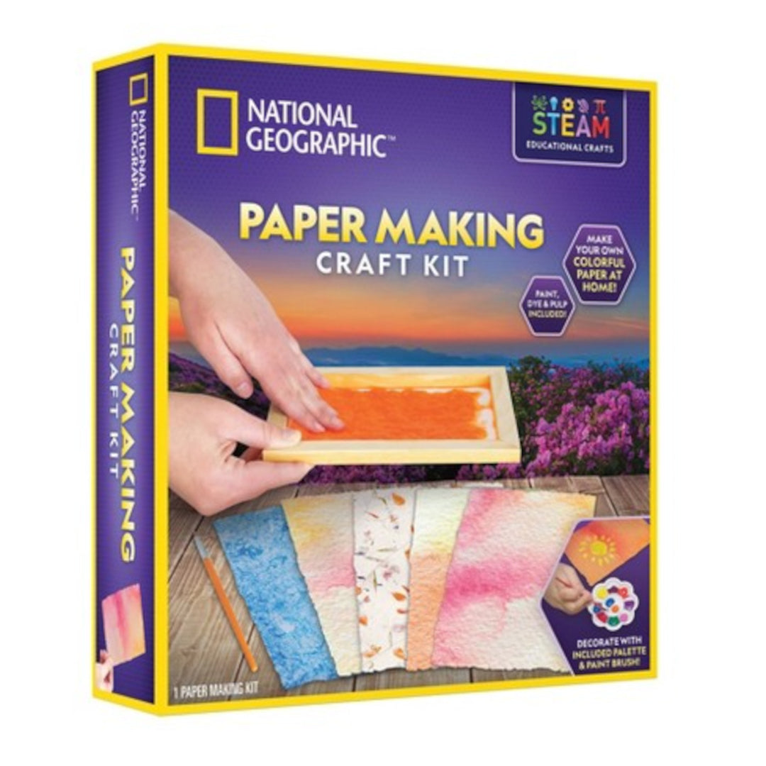 Zestaw National Geographic - Zestaw dorobienia papieru (Paper Making Craft Kit)