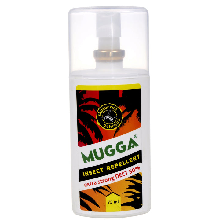 Zestaw Mugga 2x Mugga Spray 50% 75ml + Mugga balsam kojący 50ml