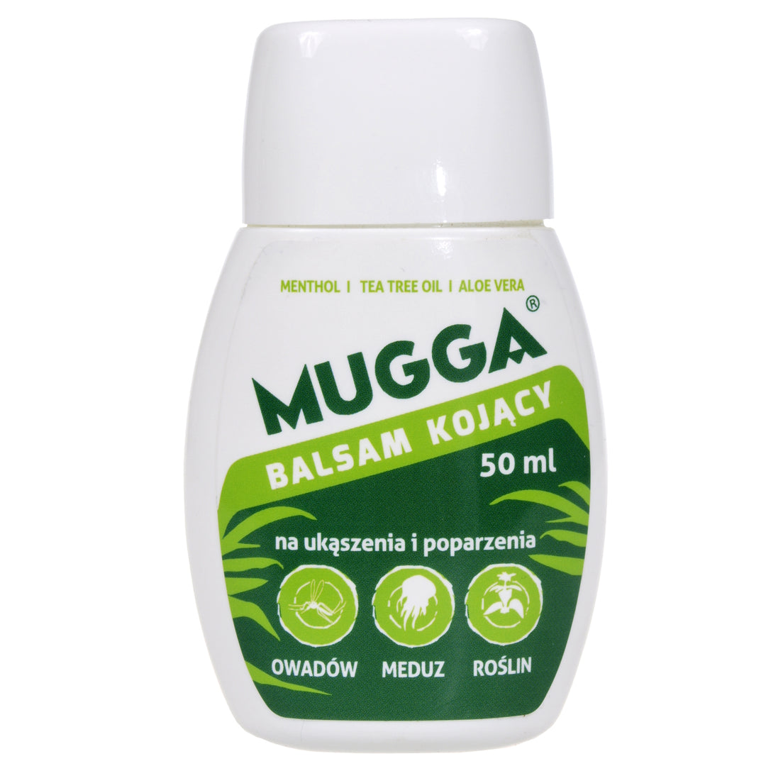 Zestaw Mugga 2x Mugga Spray 50% 75ml + Mugga balsam kojący 50ml