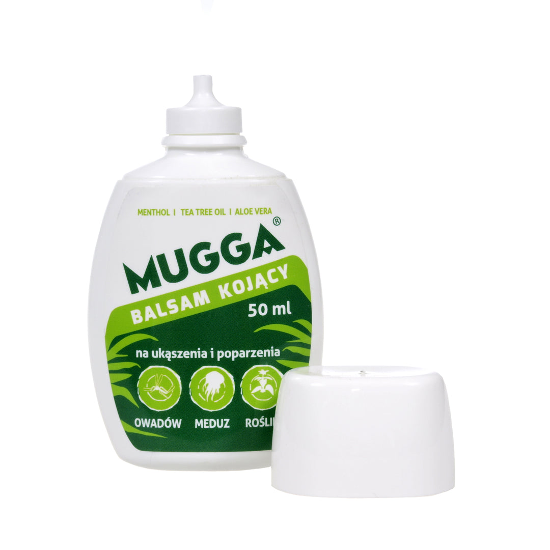 Zestaw Mugga 2x Mugga Spray 50% 75ml + Mugga balsam kojący 50ml