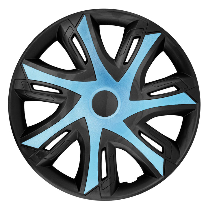 Kołpaki 16'' NRM N-Power bicolor azure/black czarno - lazurowe 4 szt.