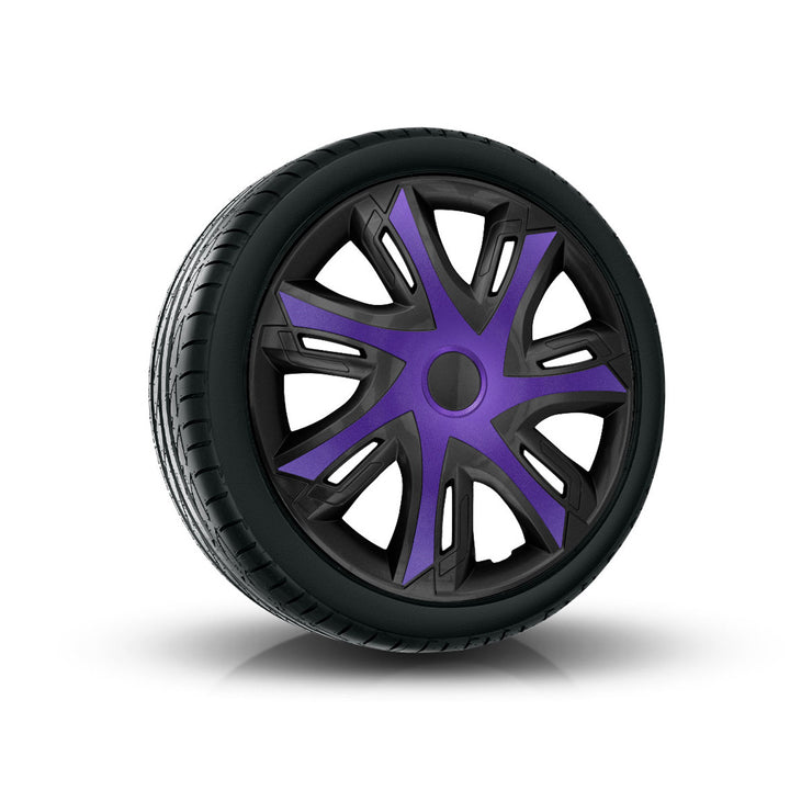 Kołpaki 16'' NRM N-Power bicolor violet/black fioletowo-czarne 4szt