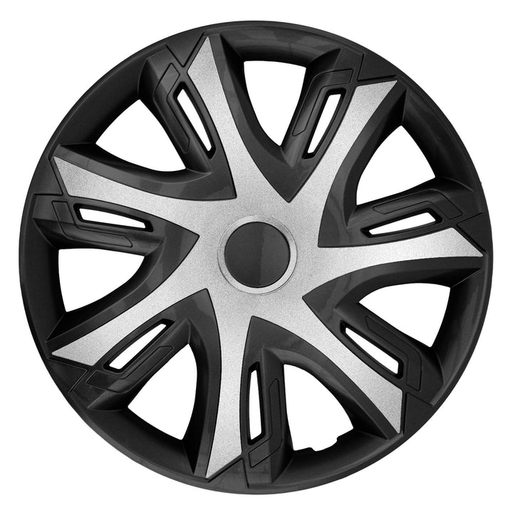 Kołpaki 14" NRM N-Power bicolor silver/black czarno - srebrne 4 szt.