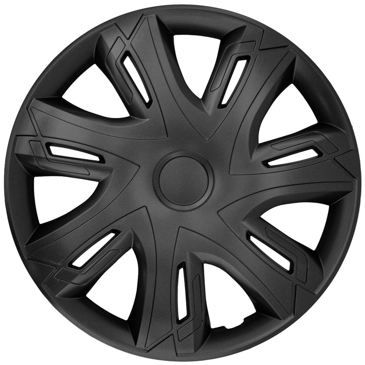 Kołpaki 14'' NRM N-Power black mat 4 szt. - kolor czarny matowy