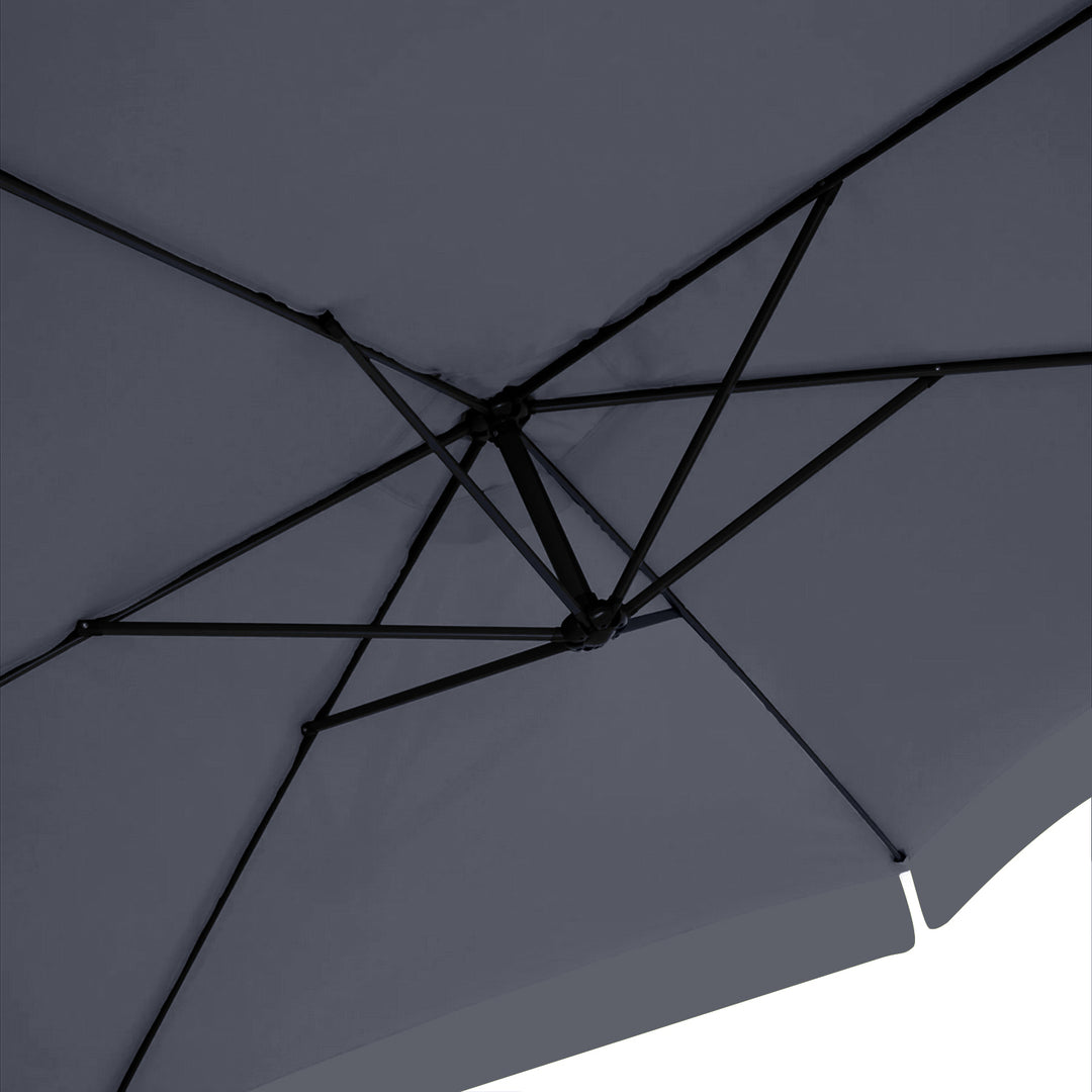 Parasol ogrodowy GreenBlue, ciemny szary, 350x250cm, GB377 DG