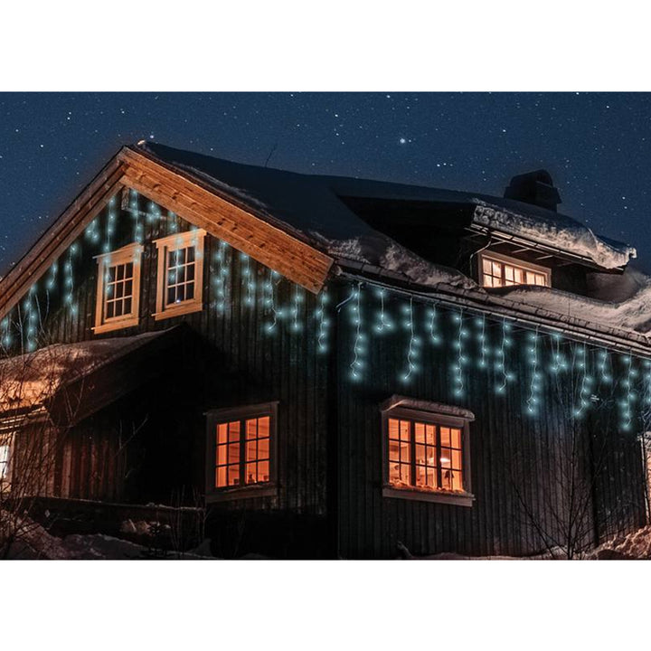 Girlanda świetlna ML50Z 100 sopli 500 Led 15m zimne białe IP44