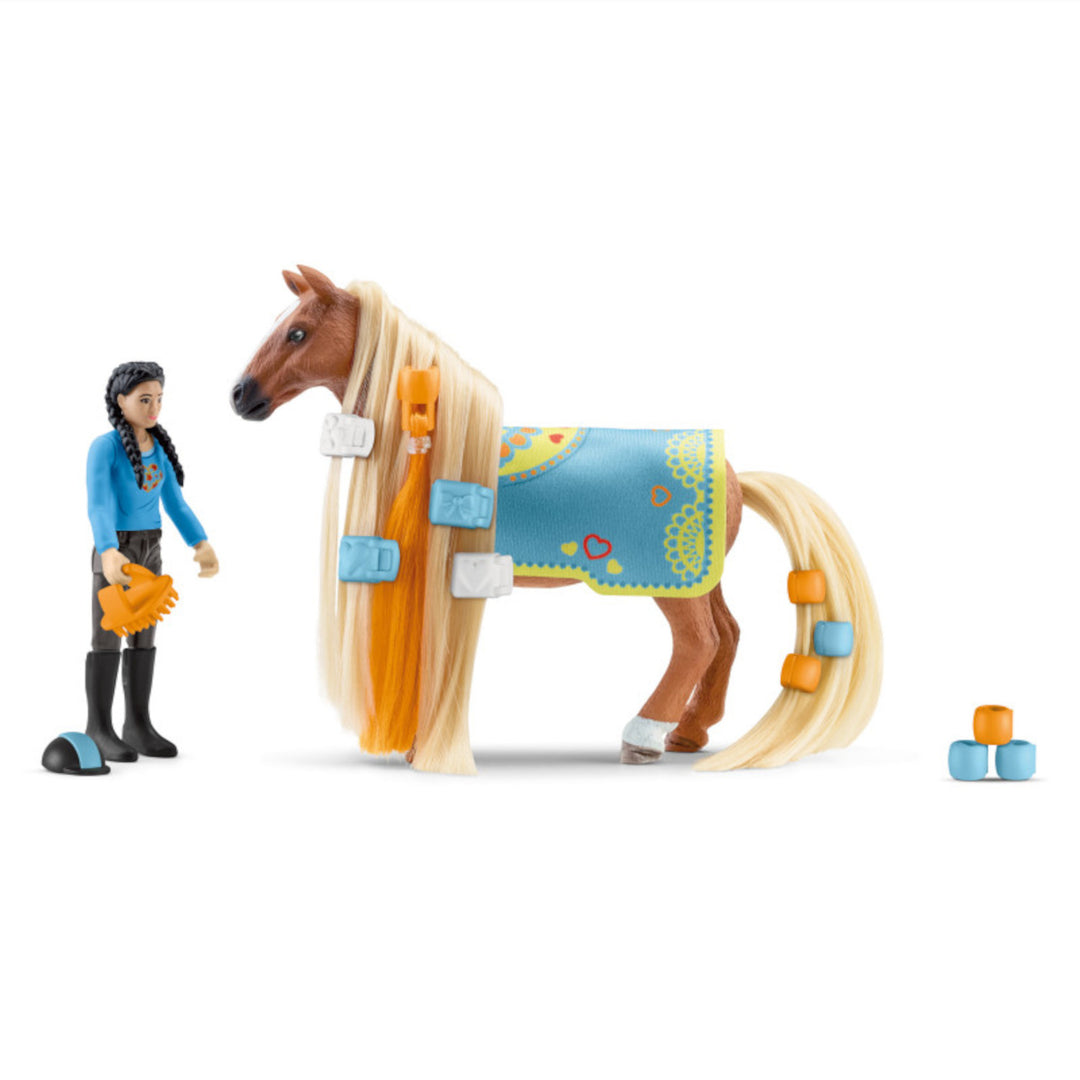 Zestaw startowy Schleich Horse Club Kim i Caramelo 42585