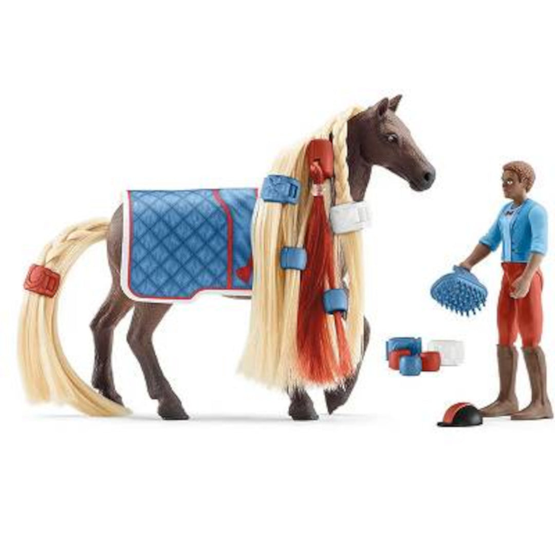 Zestaw startowy Schleich Horse Club Leo i Rocky 42586