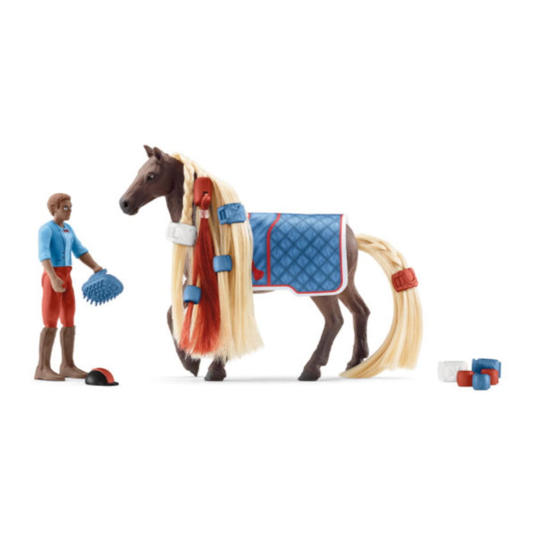 Zestaw startowy Schleich Horse Club Leo i Rocky 42586