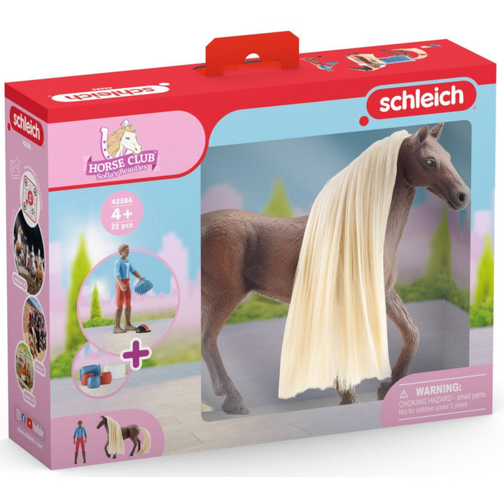 Zestaw startowy Schleich Horse Club Leo i Rocky 42586