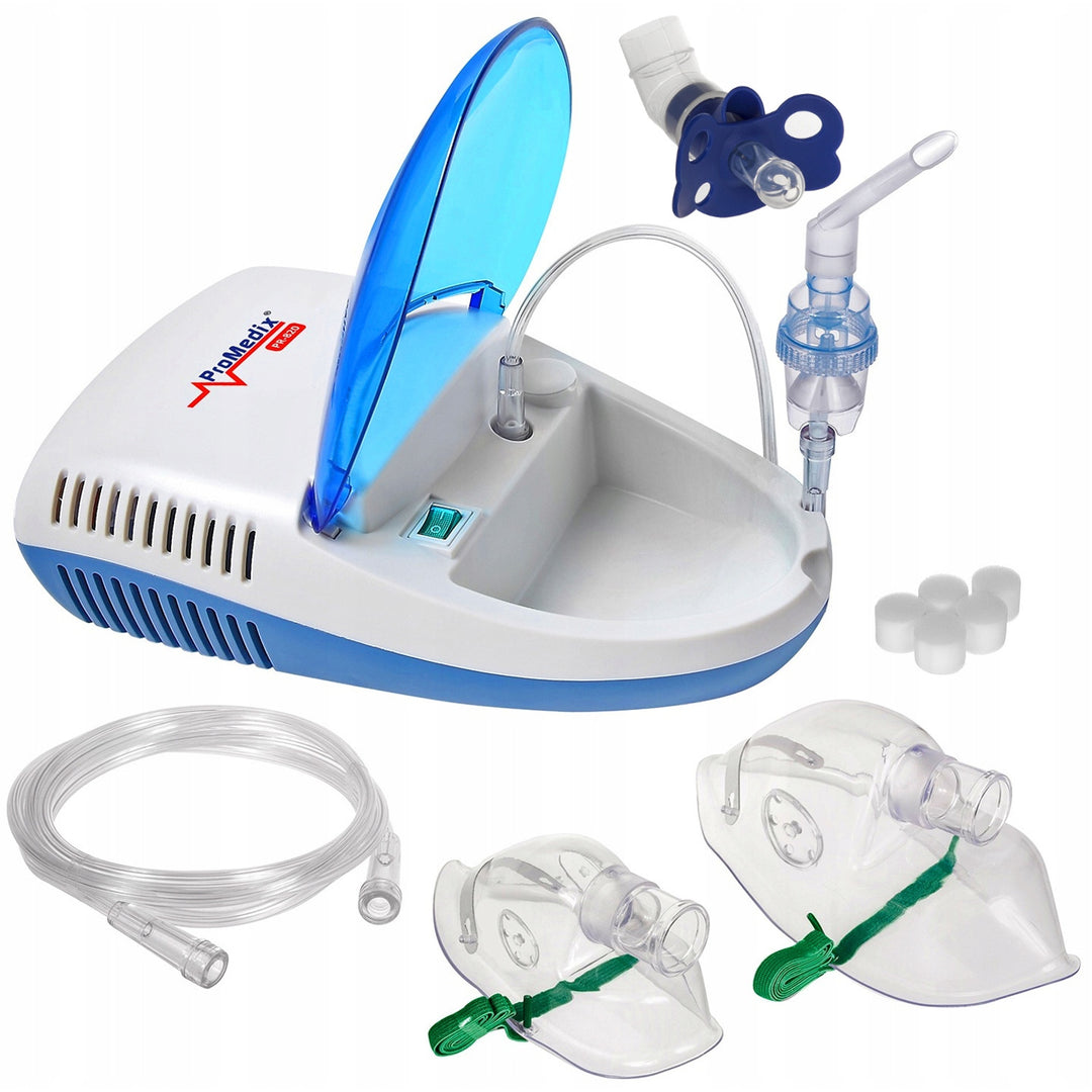 Inhalator nebulizator dla dzieci Promedix PR-820 + smoczek