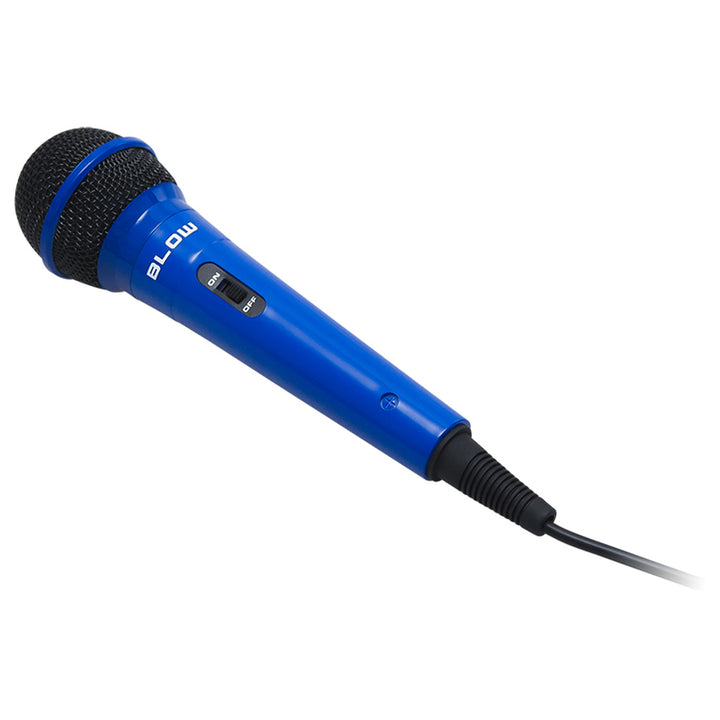 Mikrofon dynamiczny Blow PR-M-202 + adapter jack 6,3mm-minijack Lechpol ZLA0283S czar.