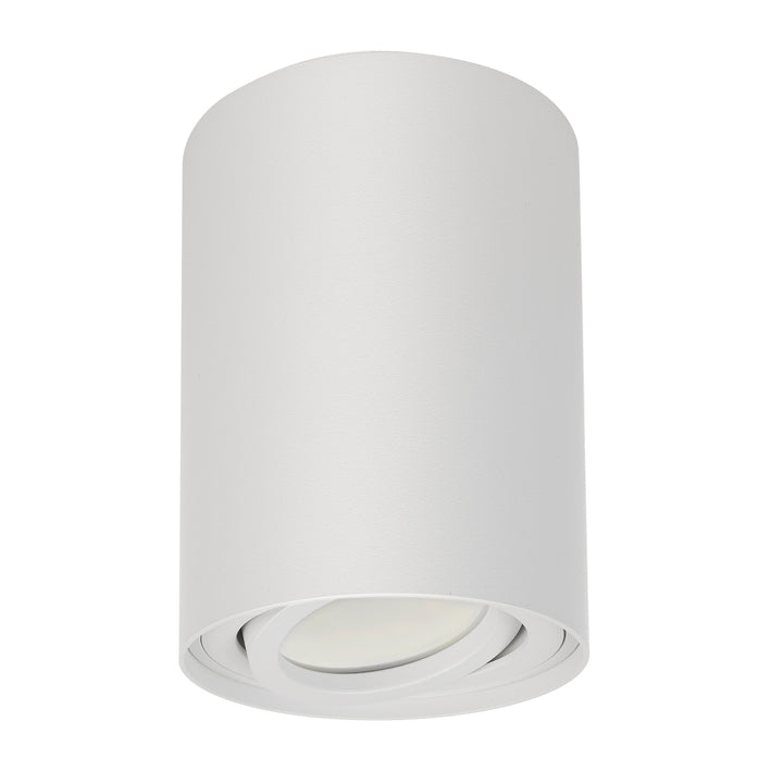 Plafon okrągły Maclean biały MCE422 + żarówka LED GU10 5W 4000K