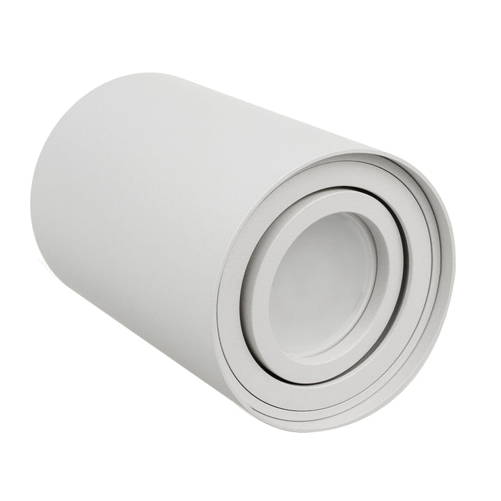 Plafon okrągły Maclean biały MCE422 + żarówka LED GU10 5W 4000K